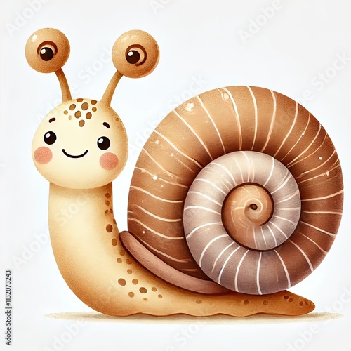 snail cartoon character