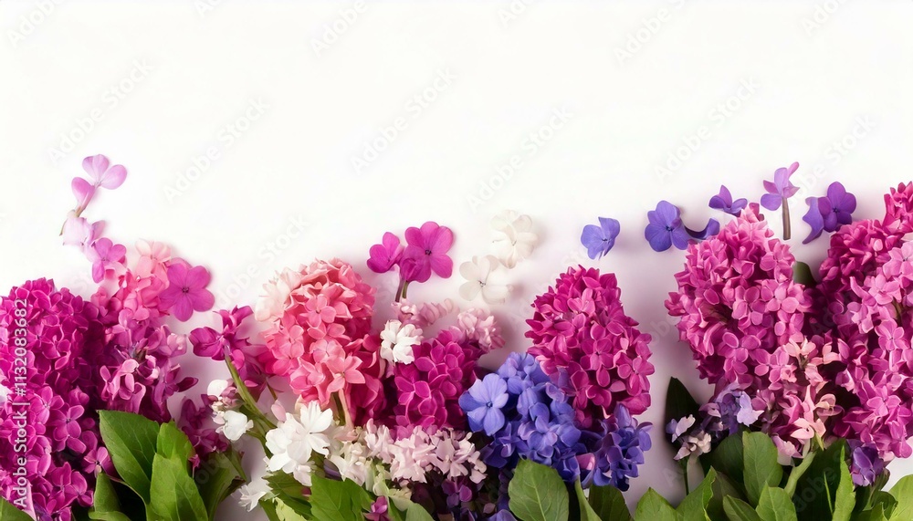 Fototapeta premium spring flowers background