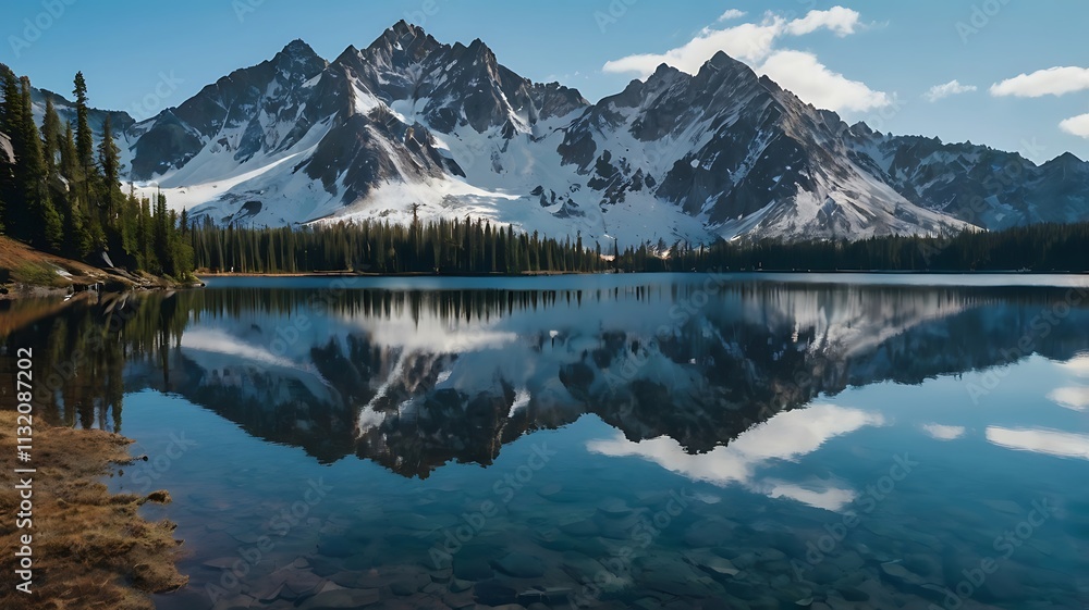 Fototapeta premium lake in the mountains