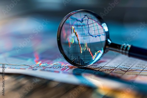 Wallpaper Mural magnifying glass on the map Torontodigital.ca