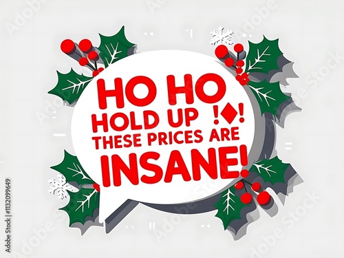 Christmas Sale Announcement Featuring Insane Prices photo