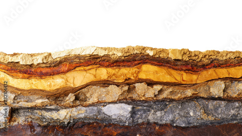 layer of earth geological photo