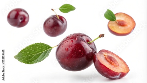 Wallpaper Mural Fruit, vegetables, food on white background Torontodigital.ca