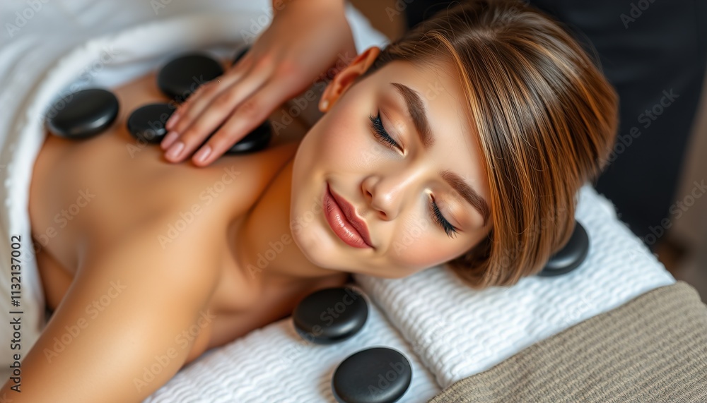 Fototapeta premium woman receiving a massage