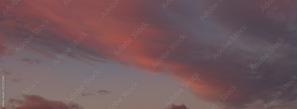 Obraz premium dramatic sunset clouds