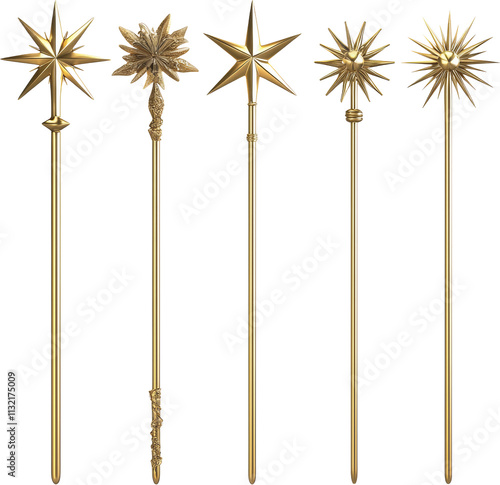 fantasy golden wand  photo