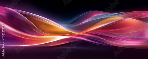 Abstract Wave Background Illustration