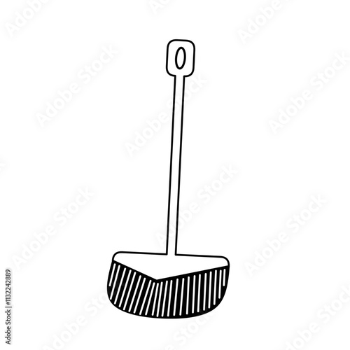 broom for cleaning