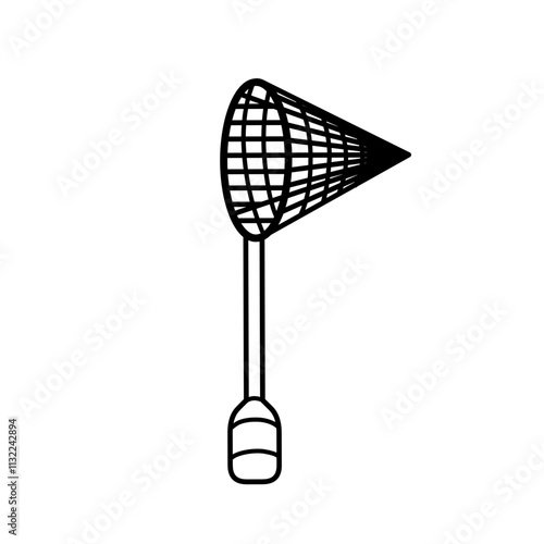 butterfly net illustration