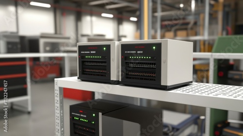 Powerful Industrial Units with Overhead Lighting