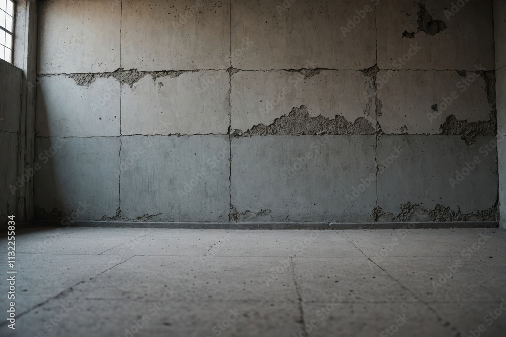 Fototapeta premium gainsboro color wall texture rough background concrete floor