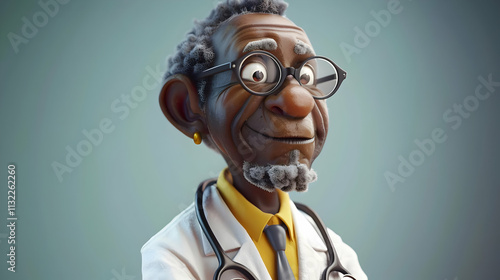 3D Cartoon Doctor Illustration