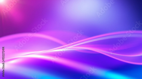 Wallpaper Mural Neon purple blue ripple texture abstract gradient. Defocused small wave glow. Iridescent wave. Blur purple blue fluorescent color gradient light curve lines abstract background with copy space. Torontodigital.ca