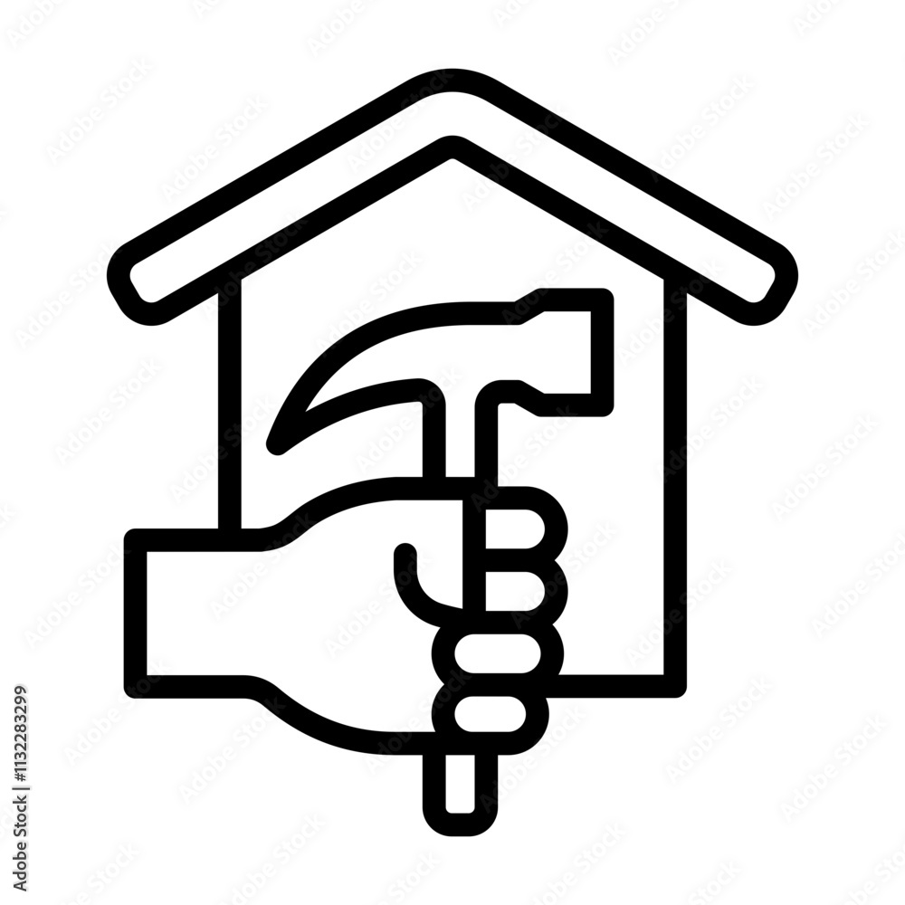 Fotografie Home Repair Icon