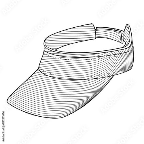 white protective tennis visor hat