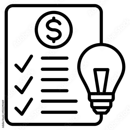 financial literacy single icon