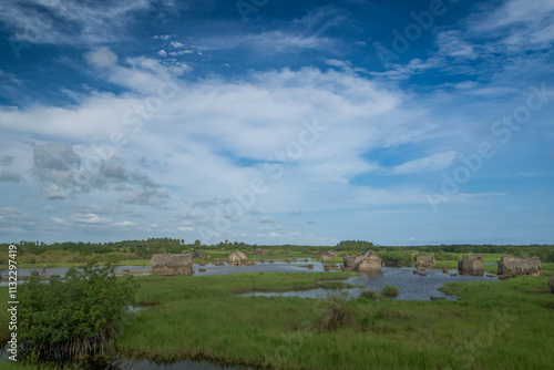 Beautiful view of Djègbadji, Benin photo