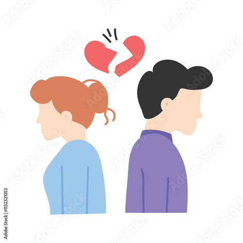 Couple arguing, symbolizing relationship challenges and conflicts