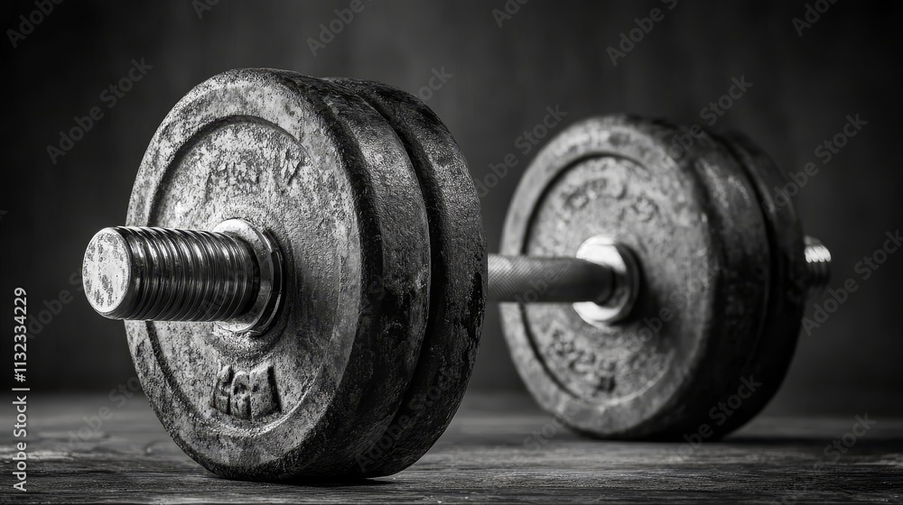Fototapeta premium strength training, fitness routine, muscle building
