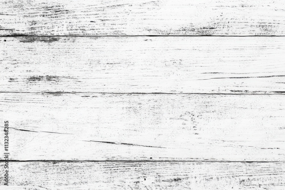 Obraz premium Stunning White Washed Wood Plank Background. Perfect for Interior Design Inspiration. Elegant and Rustic Wood Texture.