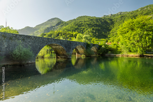 Rijeka Crnojevića Brücke, Montenegro photo