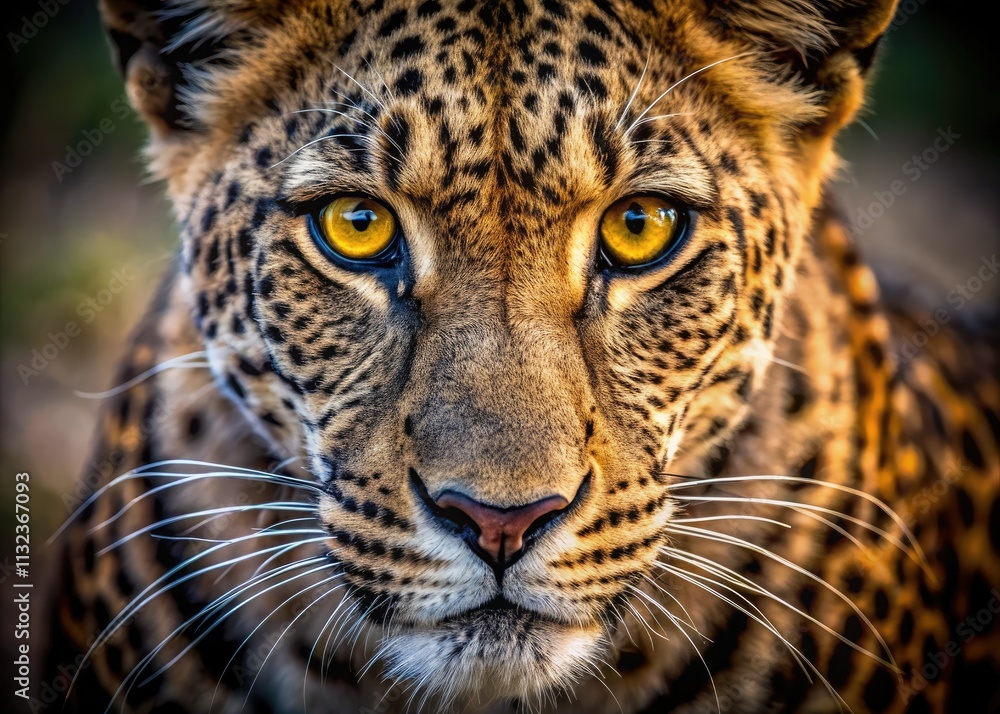 Fototapeta premium Stubborn Stare: Captivating Close-Up of a Determined Animal with Intense Eyes, Emphasizing Emotion and Persistence in Nature, Highlighting the Beauty of Wild Creatures and Their Expressions