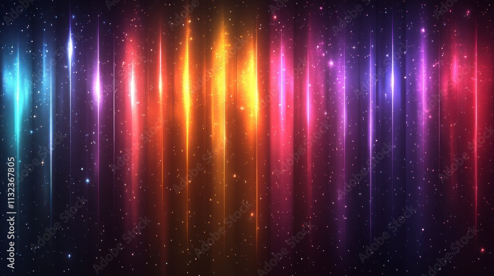 Stunning Abstract Colorful Light Display - A Vibrant Background Design Stunning Abstract Colorful Light Display - A Vibrant Background Design