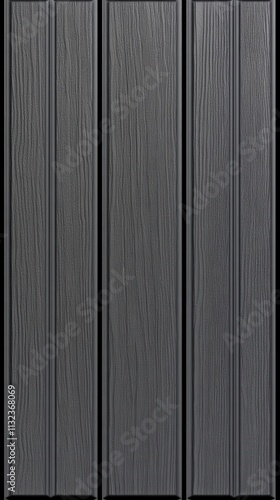 Stylish Dark Gray Wood Grain Composite Siding for Modern Homes