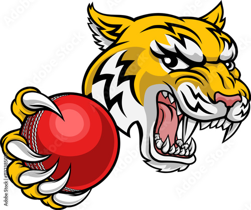 A wildcat or bobcat lynx bobcats wildcats sports team cricket ball mascot