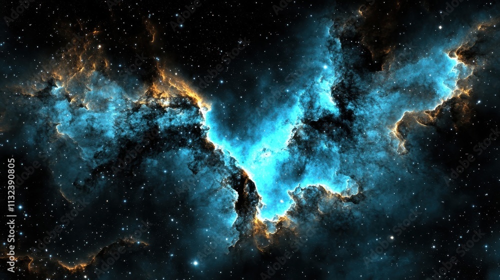 Obraz premium Vibrant star backgrounds that enhance the allure of outer space.
