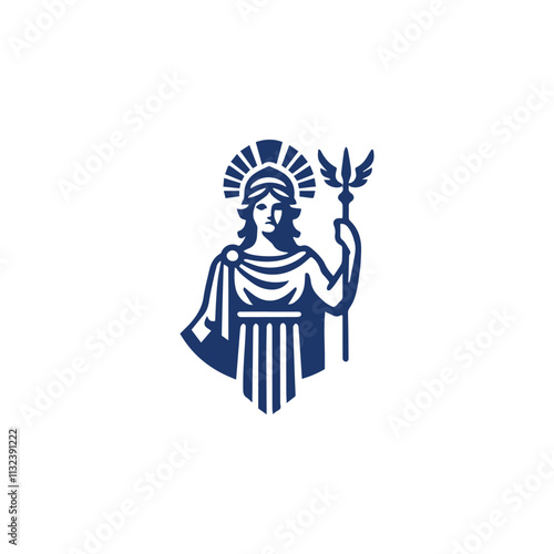 Athena goddess logo