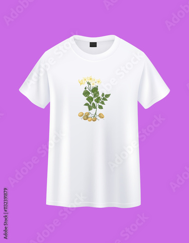 t shirt potato tree design