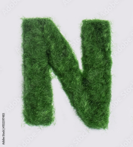 Letter N, lawn, grass, moss, green plants, beautification, garden, home, green, spring, vigorous, grass, emerald green, flowers and plants, platform, backyard, breeding, leisure life, interface, mater photo