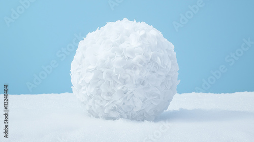 Snowy Serenity: A perfectly...