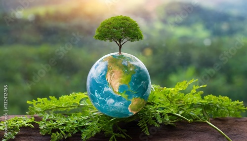 RSE Responsabilit Socitale des Entreprises Une Plante cologique Illustrant lEngagement des Entreprises pour un Avenir Durable et Responsable dans un Environnement en Harmonie