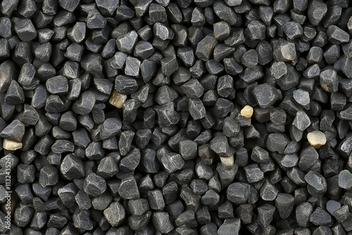 Wallpaper Mural Seamless texture of dark gray and black gravel stones, perfect for backgrounds or design projects.  High-resolution image. Torontodigital.ca