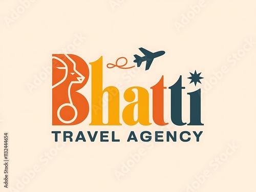 Bhatti Travel Agency Logo Design Featuring an Animal photo