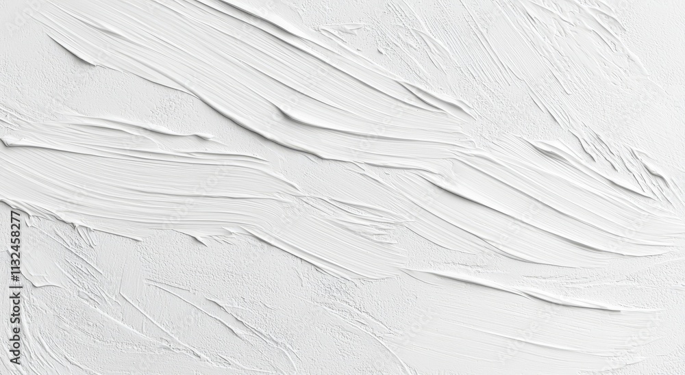 Obraz premium A white plaster wall with a plaster texture background.