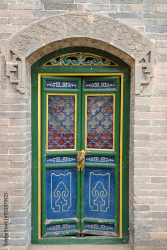 Prince's Mansion of Ejin Horo Banner, Ordos, Inner Mongolia, China photo