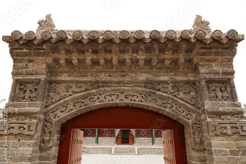 Prince's Mansion of Ejin Horo Banner, Ordos, Inner Mongolia, China photo