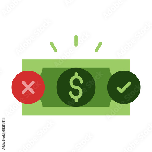 Conflict Vector Flat Icon Design
