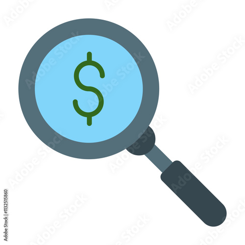 Evidence Vector Flat Icon Design
