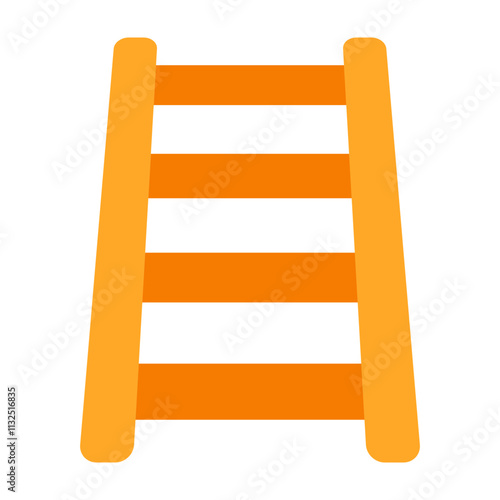 Stair Vector Flat Icon Design