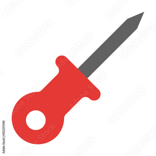 Awl Vector Flat Icon Design