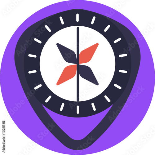 The compass includes directional markings and an accurate pointer, reflecting its role in guiding divers through the vast and often disorienting underwater world.