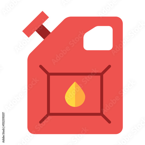 Fuel Vector Flat Icon Design