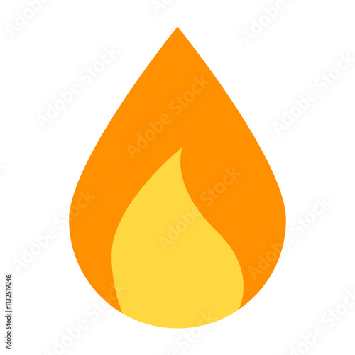 Gas Vector Flat Icon Design