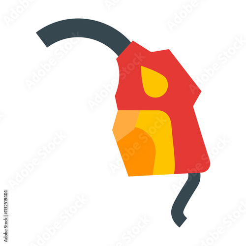 Nozzle Vector Flat Icon Design