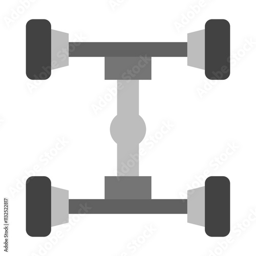 Chassis Vector Flat Icon Design Design