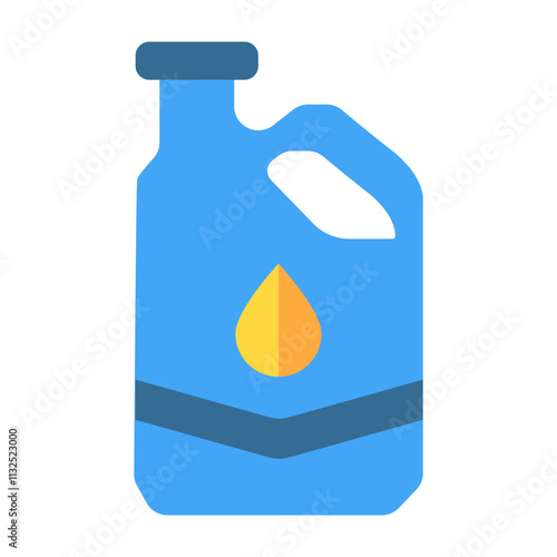 Lubricant Vector Flat Icon Design Design
